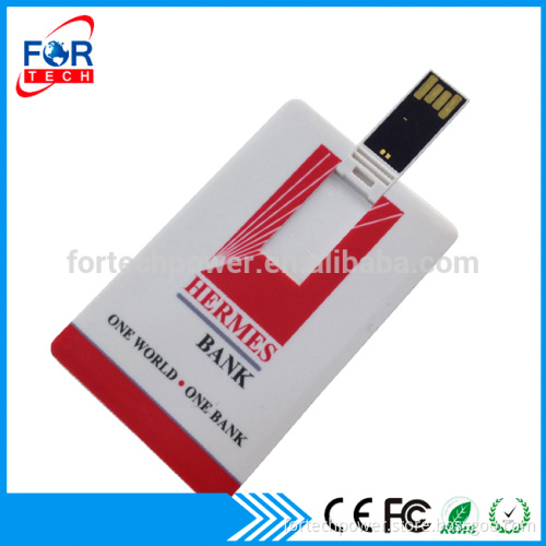 2 Sided free full color printing greeting cards usb flash drives bulk cheap 1gb for promotional